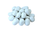 White ceramic fireplace pebbles, AquaFog compatible, BB Fires